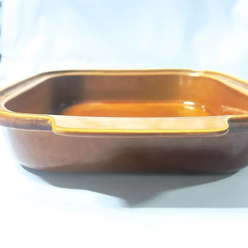 Vtg Sunbeam Electric Skillet Griddle Insert Stoneware Ceramic Casserole Dish 12